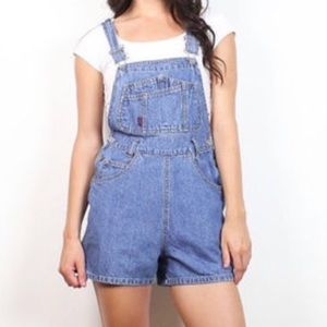 Vintage 90s denim bib overalls